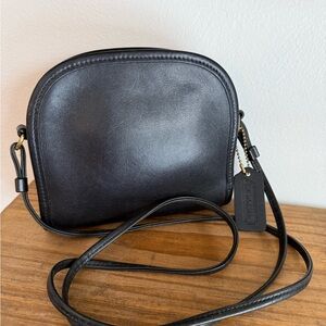 Vintage Coach Abbie Zip Bag Black 9017 January 1998 Costa Rica Leather Crossbody